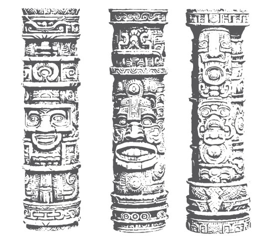 Mayan Column